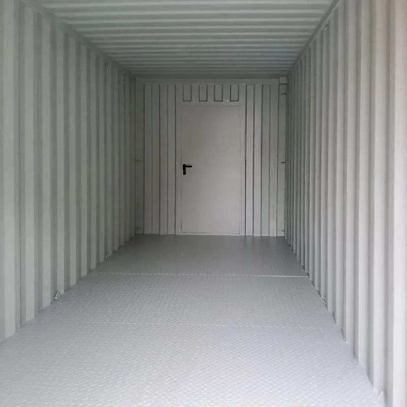 NARU 250147-0 20-Fuß-Versandcontainer mit integrierter Personaltür und Stahlboden – Bild 8