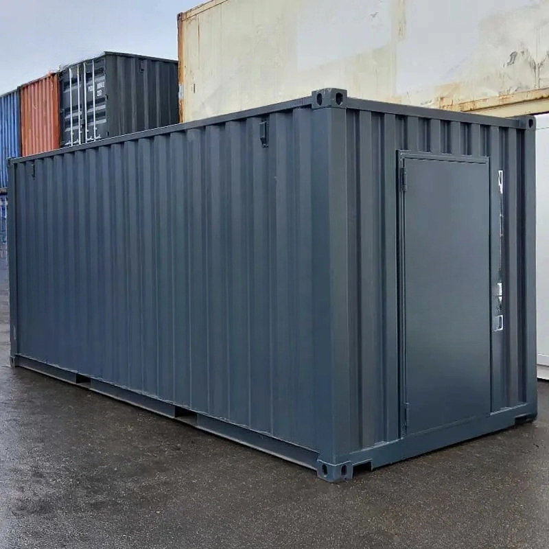 NARU 250147-0 20-Fuß-Versandcontainer mit integrierter Personaltür und Stahlboden – Bild 4