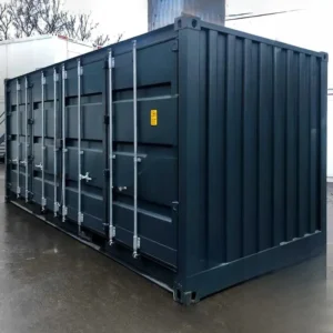20ft Open Side Container 229344-6, lackiert in RAL7016