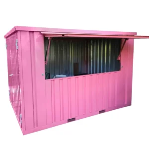 Zerlegbarer Barcontainer 3 x 2 Meter Rosa 3014