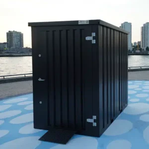 Gartenhaus 1,5 x 2,2 Meter – RAL 9005 (Schwarz)