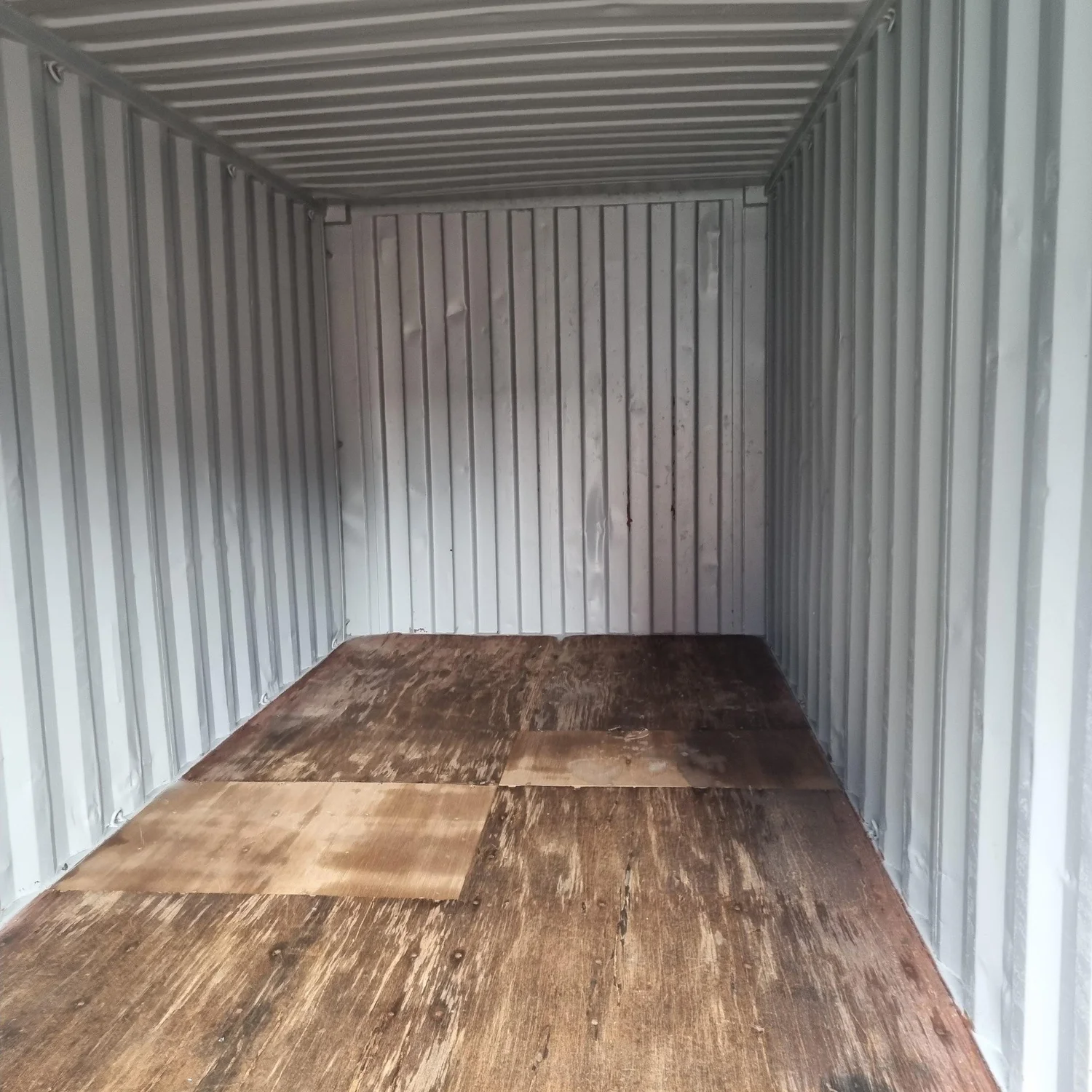 Gebrauchter 20-Fuß-Standardcontainer (grün) – Bild 5