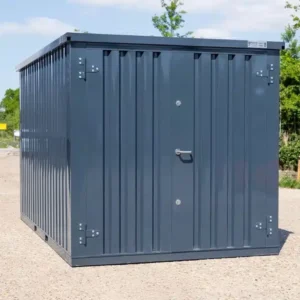 Container 4 x 2 Meter RAL 7016 – Doppeltür an der kurzen Seite
