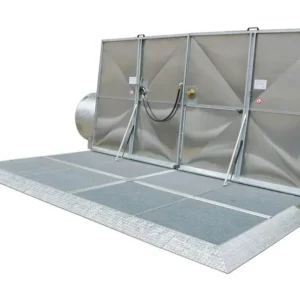 Tankstelle mit Klappdeckel, für die Installation im Freien