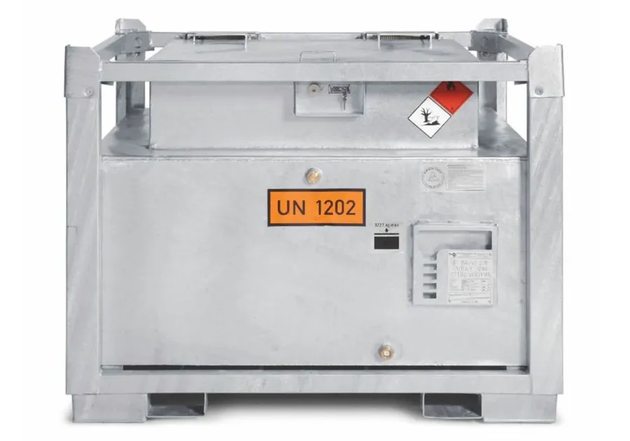 Mobiler Tank für Dieselkraftstoff, aus Stahl, 12-Volt-Pumpe, 1000 Liter – Bild 4