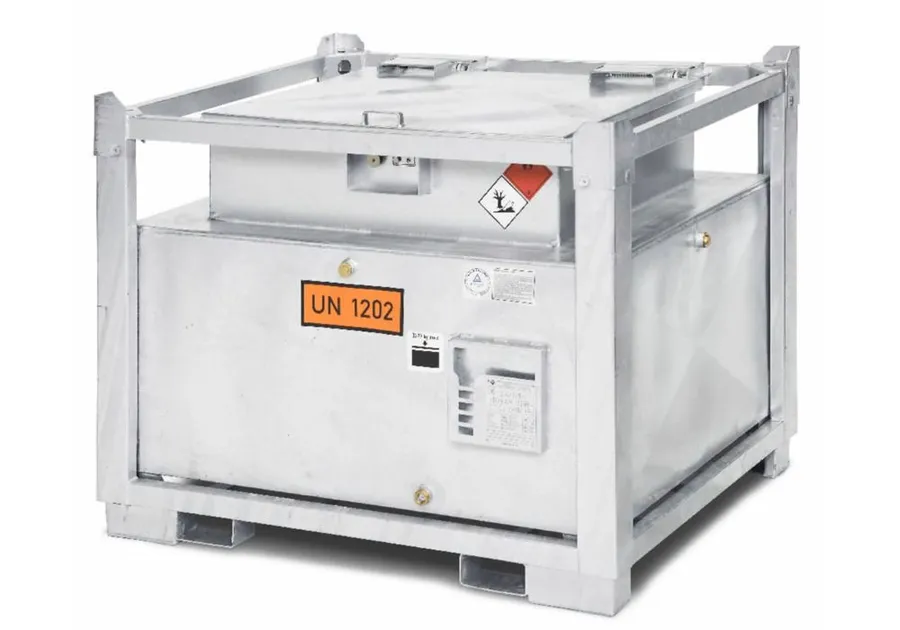 Mobiler Tank für Dieselkraftstoff, aus Stahl, 12-Volt-Pumpe, 1000 Liter – Bild 5