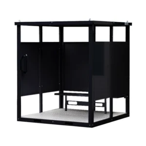 Offener Unterstand, 2 × 2 Meter, Farbe RAL 9005