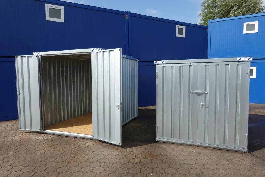 Materialcontainer oder Seecontainer im Vergleich, Container von Bauwagen Services
