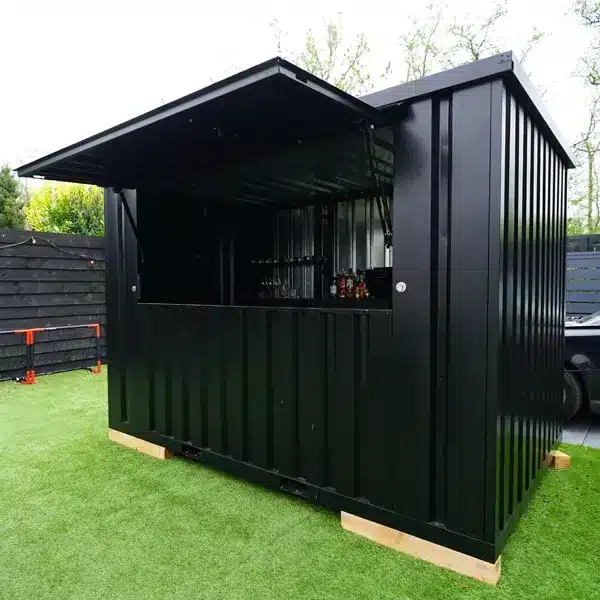 Barcontainer kaufen 3×2 Meter in Schwarz